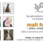Raskoš i raznovrsnost likovnih tehnika u radovima manjeg formata