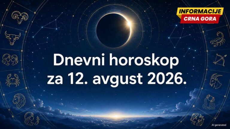 Dnevni horoskop za srijedu, 12. avgust 2026.