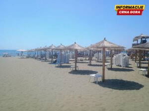 Kontrole na Velikoj plaži u Ulcinju: Zatvorena četiri kupališta, oduzeti telefoni od zakupaca