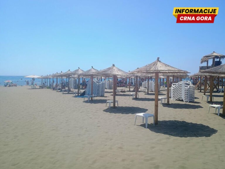 Kontrole na Velikoj plaži u Ulcinju: Zatvorena četiri kupališta, oduzeti telefoni od zakupaca