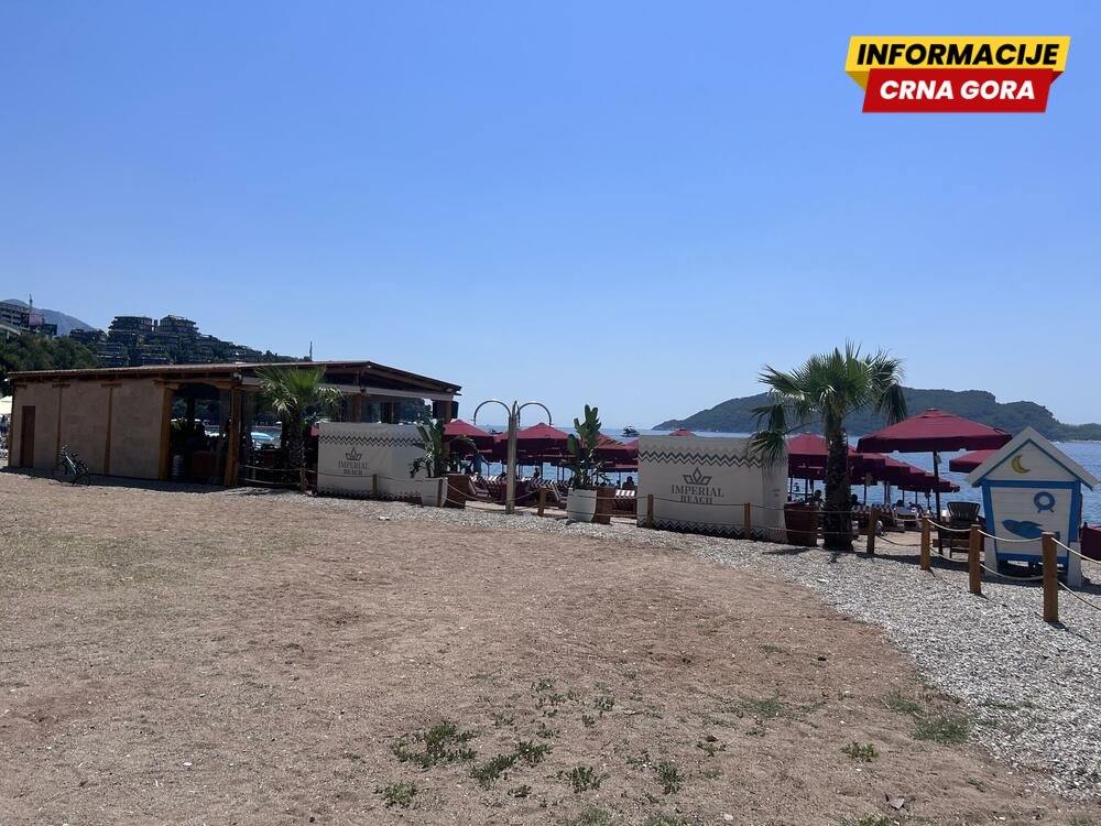 Careviću aminovan bar na Slovenskoj plaži: Epilog spora zbog betoniranja na kupalištu u Budvi