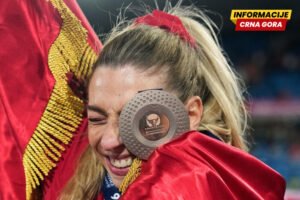 Marija, medalja i crnogorska zastava obasjali Birmingem FOTO PRIČA