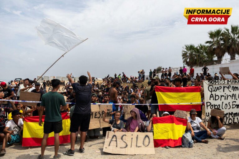 U španskoj Seuti stotine migranata protestovalo tražeći azil: "Spavamo kraj mora, sa hladnoćom i gadnim mirisima"