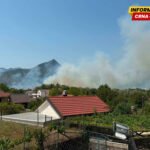 Požar u Virpazaru kod željezničke stanice