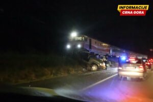 Sudar autobusa i automobila u Zeti: Dvije osobe povrijeđene