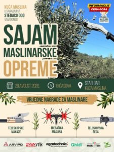 Sajam maslinarske opreme u Kući maslina: Savremena tehnologija i vrijedne nagrade za maslinare