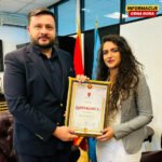 Milica Radović na prijemu kod predsjednika Opštine Bijjelo Polje