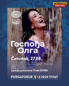 „Gospođa Olga“ u nastavku takmičarskog programa „Purgatorija“