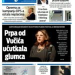 Naslovna strana “Informacije CG” za 27. avgust 2026. godine