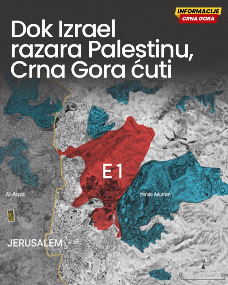 NVO i građanski aktivisti:Osuđujemo kontinuiranu neosjetljivost institucija Crne Gore prema patnji Palestinaca