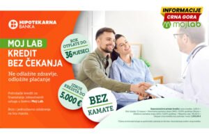Zdravlje ne čeka – plaćanje može: Moj Lab omogućava liječenje odmah, a plaćanje kasnije