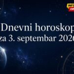 Dnevni horoskop za četvrtak, 3. septembar 2026.