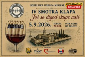 Smotra klapske pjesme u Tivtu “Još se digod skupe naši”