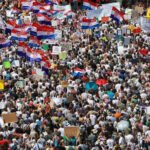 ‘Pluća Hrvatske teško dišu’: Protest u Zagrebu zbog opasnog otpada u Gospiću