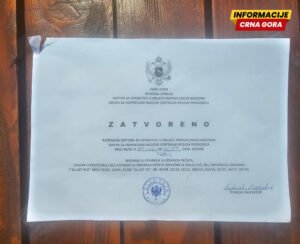 Intenzivne aktivnosti policije na Grahovu: Traže Ljuba Milovića, oduzeta tri vozila, zapečaćen hotel i restoran