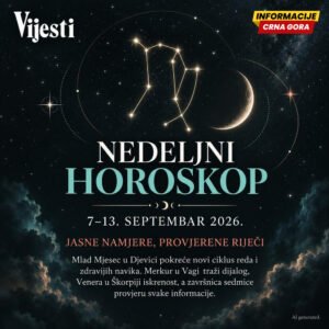 Nedjeljni horoskop za 7.-13. septembar 2026: Vaga i Mjesec pružaju novu mogućnost