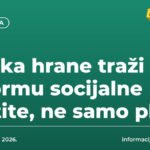 Banka hrane traži i reformu socijalne zaštite, ne samo plata
