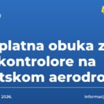 Besplatna obuka za KD kontrolore na tivatskom aerodromu