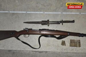 Bijelo Polje: Oduzeta puška M48 i 13 metaka iz nelegalnog posjeda