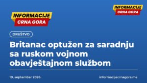 Britanac optužen za saradnju sa ruskom vojnom obavještajnom službom