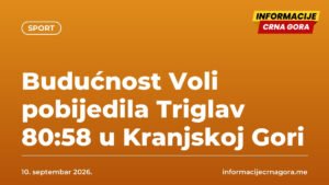 Budućnost Voli pobijedila Triglav 80:58 u Kranjskoj Gori