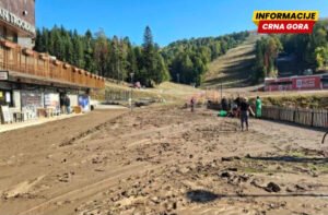 Bujica oštetila donji dio Ski centra Kolašin 1600