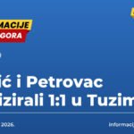 Dečić i Petrovac remizirali 1:1 u Tuzima
