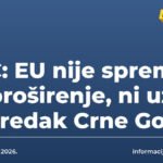EPC: EU nije spremna za proširenje, ni uz napredak Crne Gore