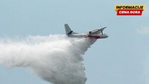 Helikopteri Vojske izbacili 45 tona vode na požare u Nikšiću i Podgorici