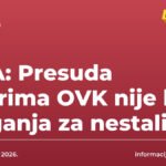 HRA: Presuda liderima OVK nije kraj traganja za nestalima