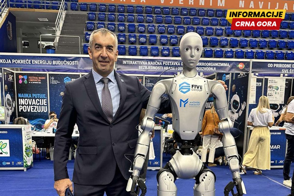 Humanoidni robot Unitree H2 stigao na Mašinski fakultet UCG