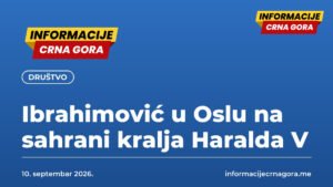Ibrahimović u Oslu na sahrani kralja Haralda V