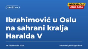 Ibrahimović u Oslu na sahrani kralja Haralda V