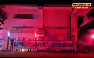 UP o transparentima kojima se veliča Mladić: Kolašinska policija od osam osoba prikupila obavještenja