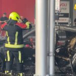 Izgorio automobil na parkingu marketa u City kvartu