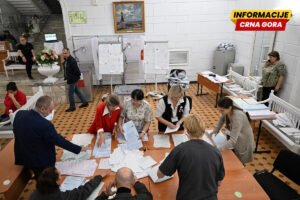 Jedinstvena Rusija vodi na parlamentarnim izborima u Rusiji