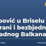 Krapović u Briselu o odbrani i bezbjednosti Zapadnog Balkana