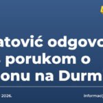 Milatović odgovorio Kos porukom o usponu na Durmitor