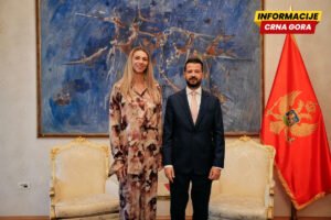Milatović primio atletičarku Mariju Vuković