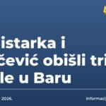 Ministarka i Raičević obišli tri škole u Baru