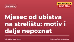 Mjesec od ubistva na strelištu: motiv i dalje nepoznat