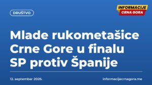 Mlade rukometašice Crne Gore u finalu SP protiv Španije