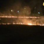 Požar kod stadiona „Kom” na Zlatici, vatrogasci na terenu