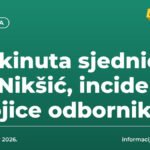 Prekinuta sjednica SO Nikšić, incident dvojice odbornika