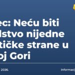 Šarec: Neću biti sredstvo nijedne političke strane u Crnoj Gori