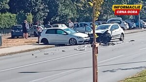 Tri vozila sudarila su se danas u Ulici 27