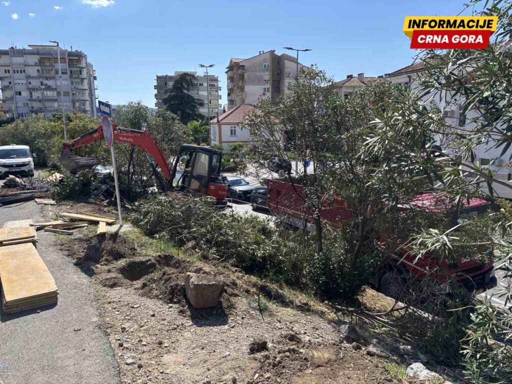 U Tivtu su počeli radovi na gradnji rampe za pješake i osobe sa otežanim kretanjem