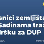 Vlasnici zemljišta na Sadinama traže podršku za DUP