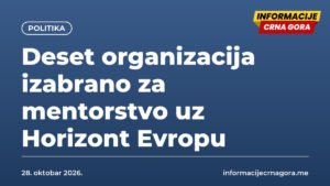Deset organizacija izabrano za mentorstvo uz Horizont Evropu