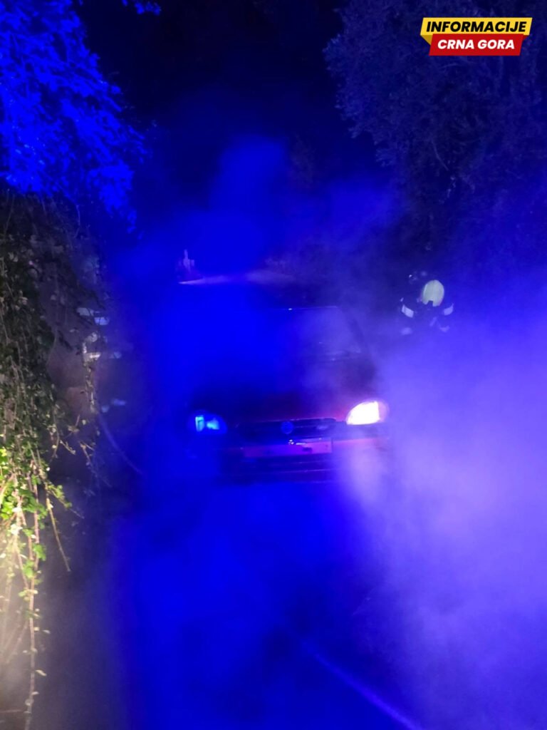 Tivat: izgorjeli pomoćni objekat u Kalardovu i auto u Mrčevcu